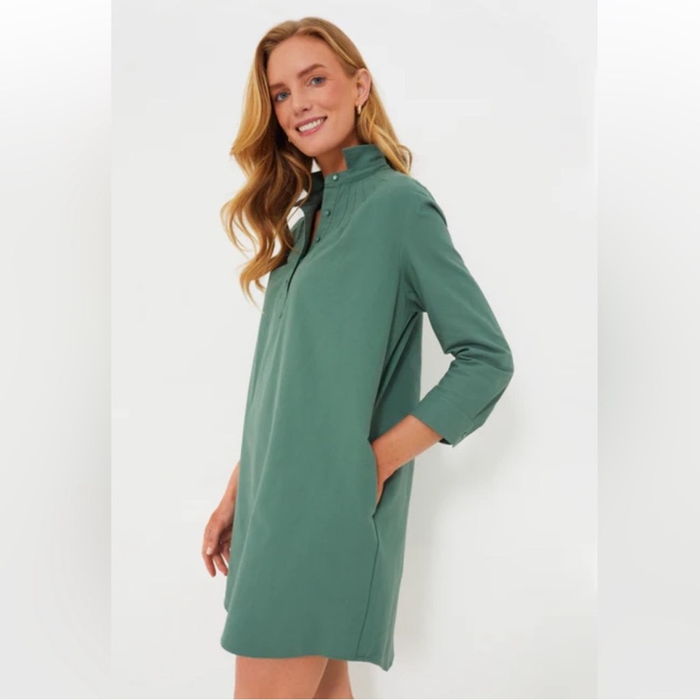 Tuckernuck Green Long Sleeve Dress